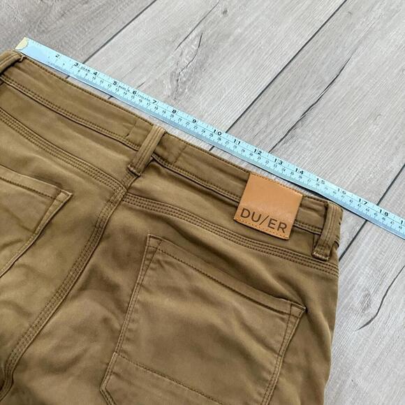 DU/ER N2X Slim Fit Stretch Pants 32x30 Brown Casual Travel Chinos Performance - Picture 10 of 10